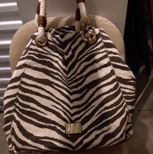 Michael Kors Marina Anchor Handbag, Tiger Print